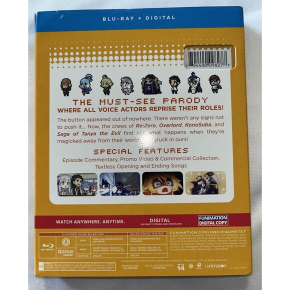 Isekai Quartet: Season One [New Blu-ray] Snap Case, Subtitled - Picture 2 of 5